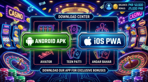 Main screen of pkrvip download page for PK players