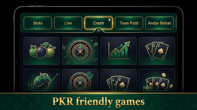 Game list for pkrvip games section